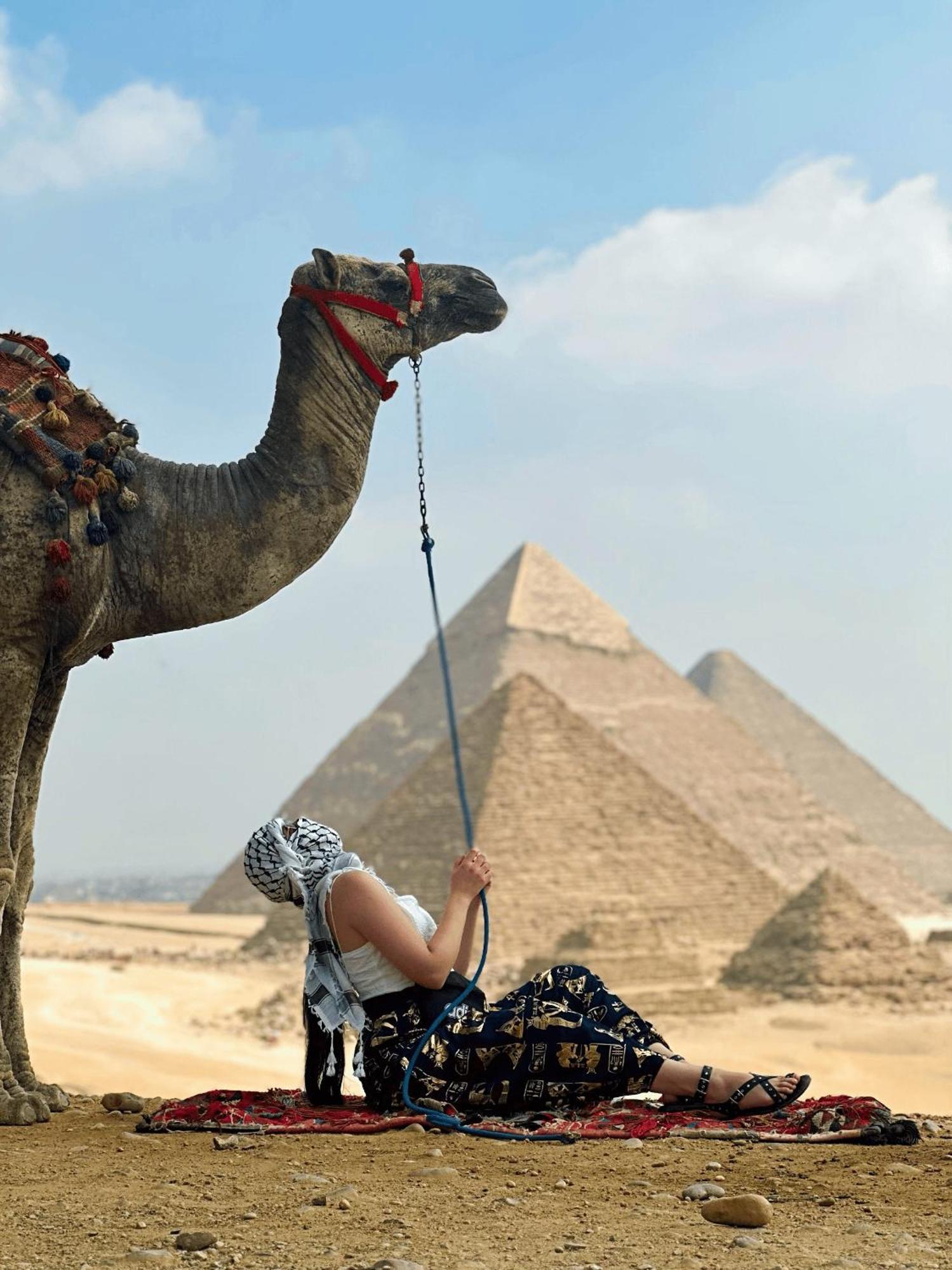 Unique Pyramids Boutique Inn Kafret el-Gabal Eksteriør bilde