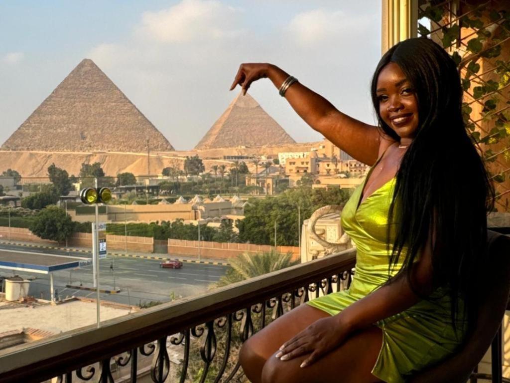 Unique Pyramids Boutique Inn Kafret el-Gabal Eksteriør bilde